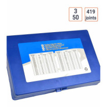 Coffret de 419 joints toriques 3 à 50 mm