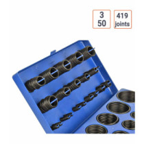 Coffret de 419 joints toriques 3 à 50 mm