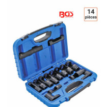 Coffret 14 pièces douilles spéciale pour sonde Lambda