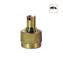 Bouchons de valve en laiton pour Génie Civil - par 10 ex.