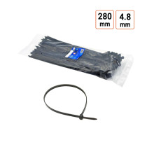 Rilsan Noir en 280mm x 4.8mm par 100ex.