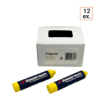 Craies de marquage pneu Jaunes Schrader boite de 12 ex.