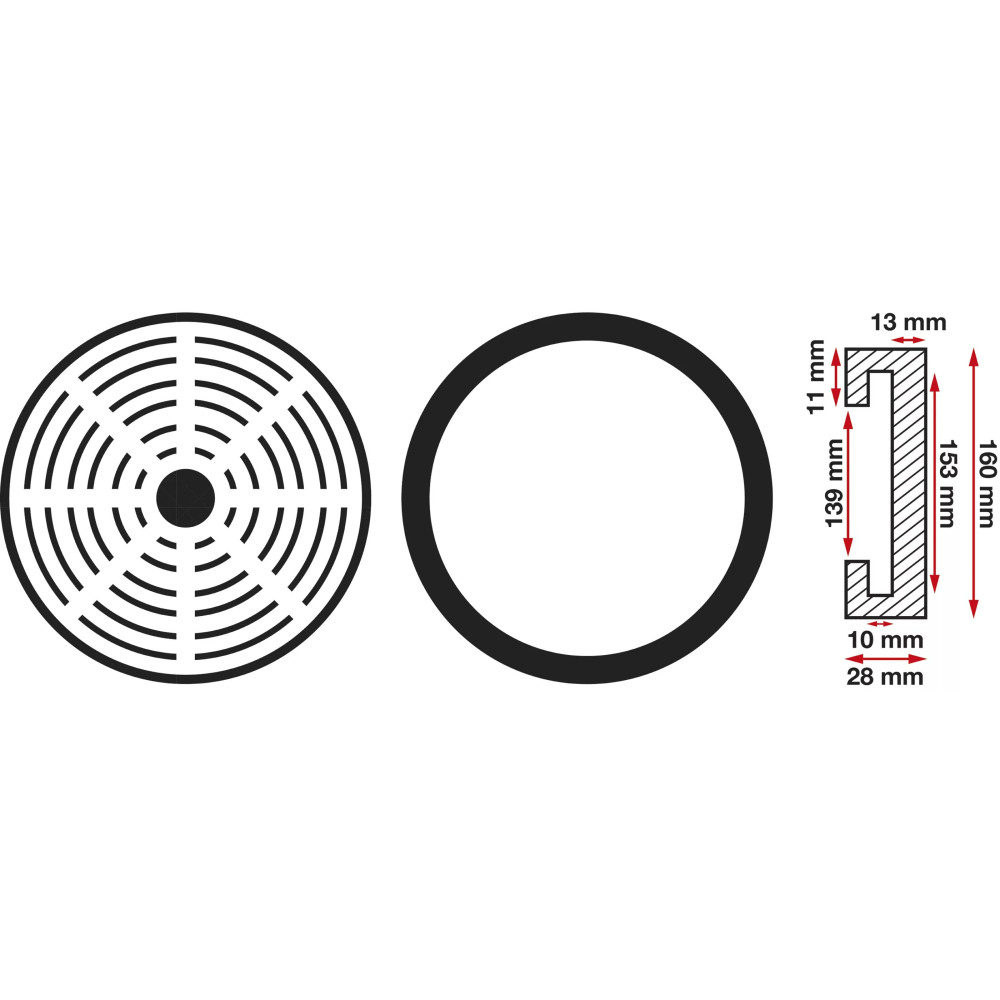KS TOOLS 160.0470 Tampon En Caoutchouc 08 Pour Ponts élévateurs