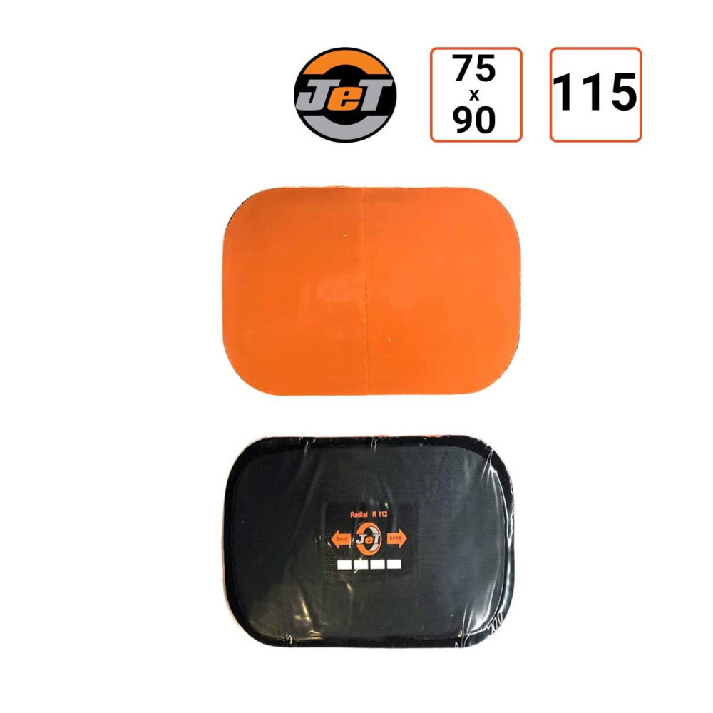 Emplâtre radial SR115 en 75x90 mm JET par 10 ex.