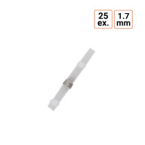 Cosse bout à bout thermorétractables diamètre 1,7 mm par 25 ex.