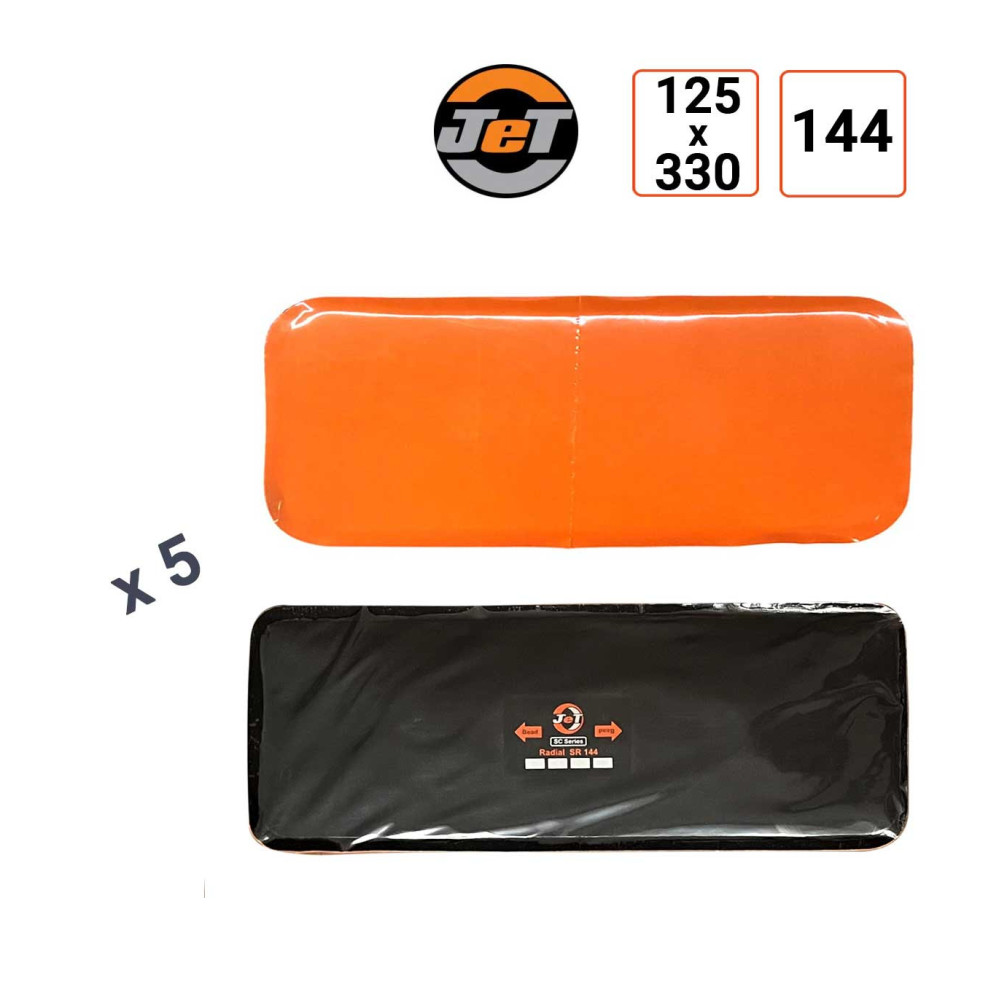Emplâtre radial SR144 en 125x330 mm JET par 5 ex.