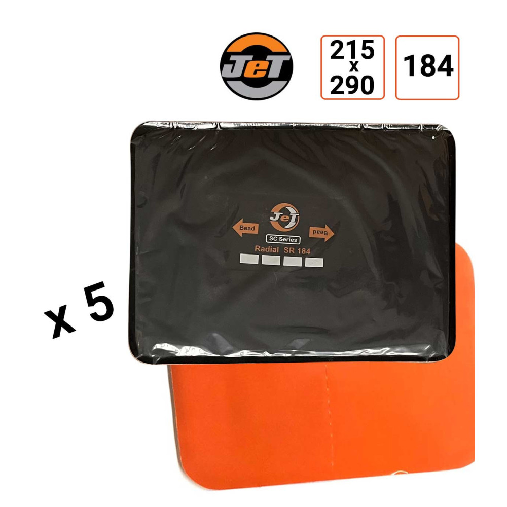 Emplâtre radial SR184 en 215x290 mm JET par 5 ex.