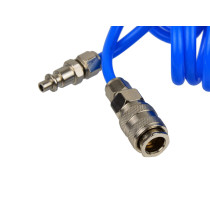 raccord Soufflette avec raccord rapide et flexible spirale 5 mètres