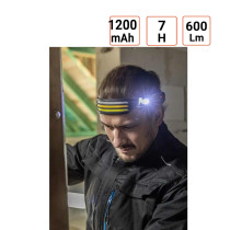 Bandeau frontale LED COB intelligent 10 fonctions