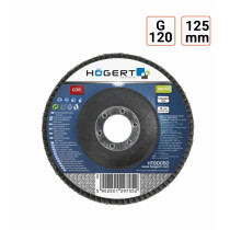 10 Disques à lamelles plate 125mm Grain 120