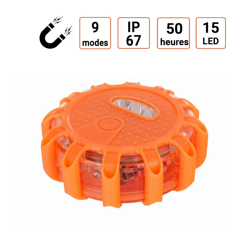 Balise Warning Magnétique à led