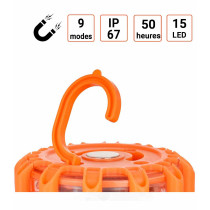 crochet Balise Warning Magnétique à led