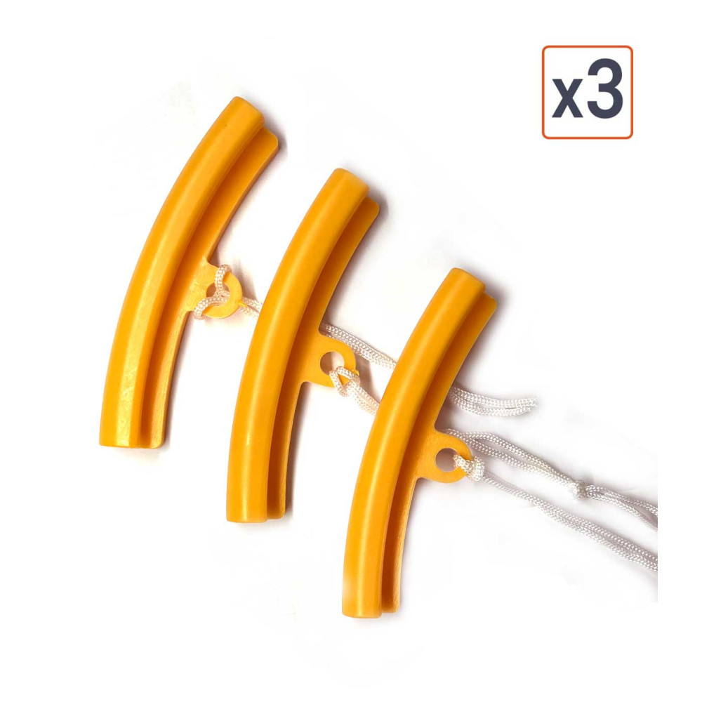 Pack de 3 Protèges-Jantes en PVC avec fixation