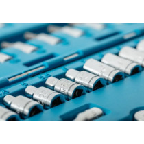 Coffret d'outils et cliquet 1/4 pouce 46 pièces