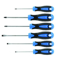 Lot de 6 tournevis en acier S2