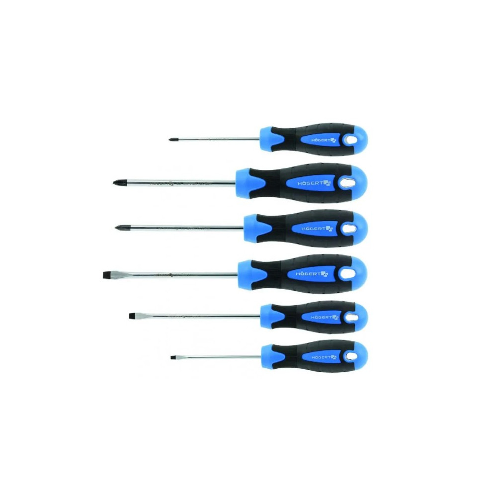 Lot de 6 tournevis en acier S2