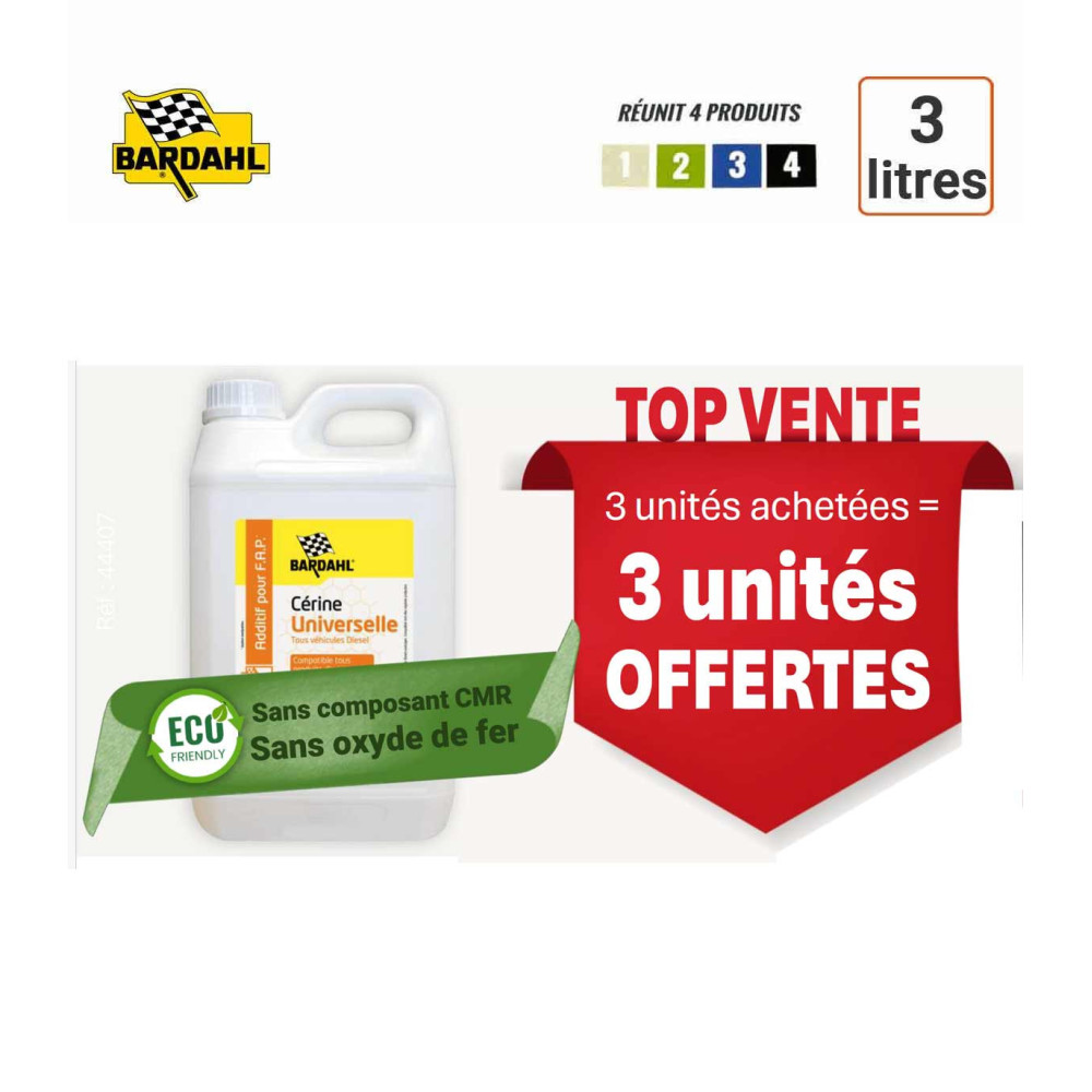 Carton de 6 Cérines Universelle BARDAHL 3 achetées - 3 offertes