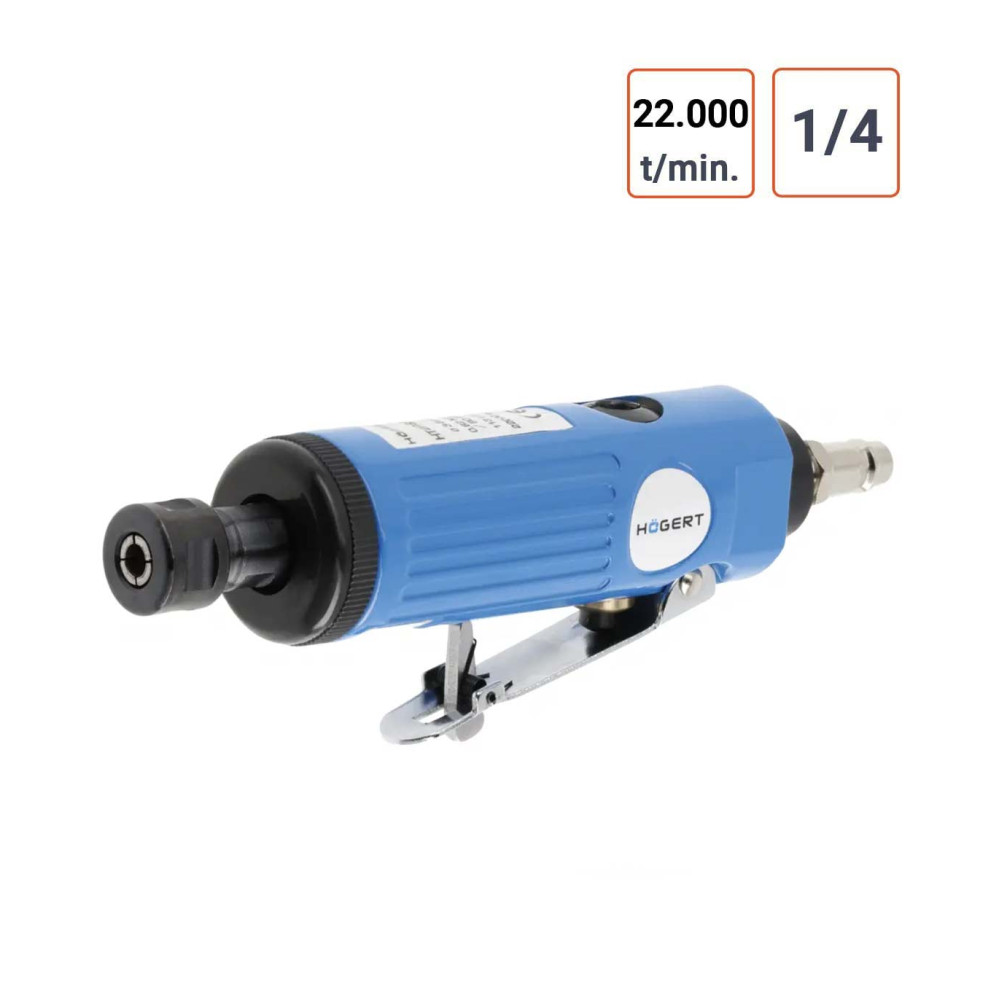 Meuleuse pneumatique courte 22.000 tours/min.
