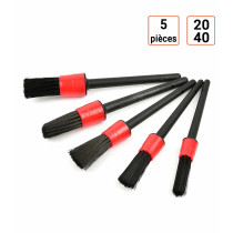 Pack de 5 pinceaux pour detailing auto 20 40 mm