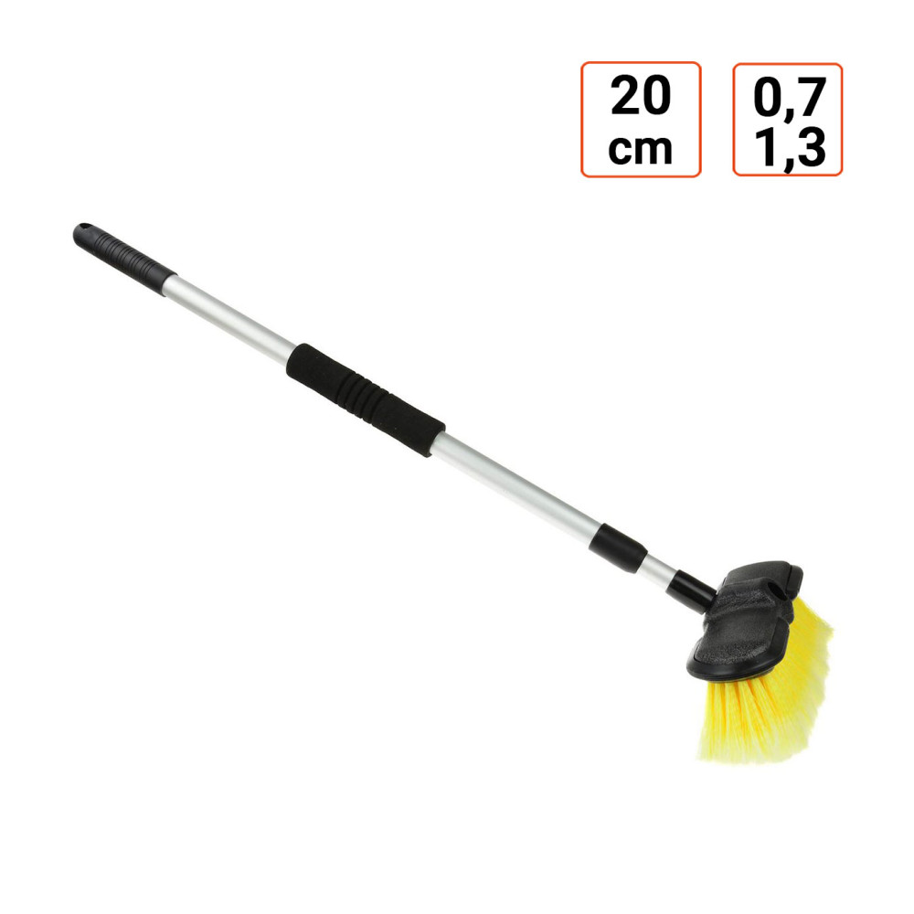 Brosse télescopique de lavage 0.7 à 1.3 m