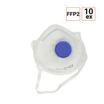 Masque anti-poussière FFP2 avec valve - par 10 ex.