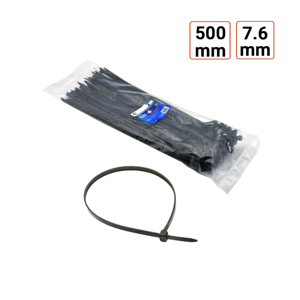 Rilsan Noir en 500x7.6mm par 50ex.