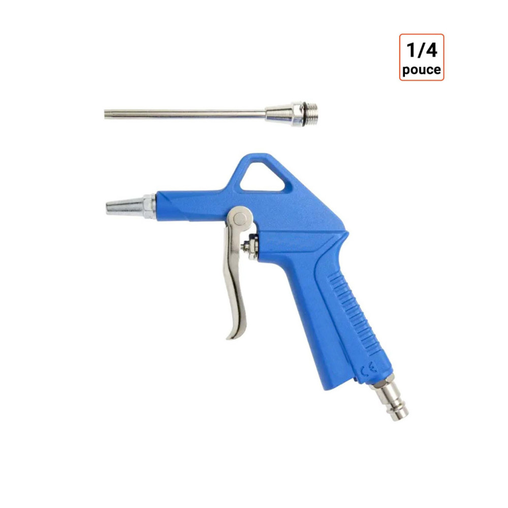 Soufflette en acier avec buse courte