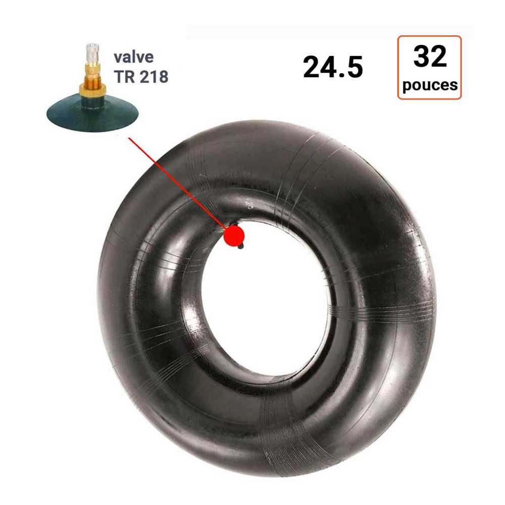 Chambre à Air 24.5-32 ou 650/680-32 valve TR218