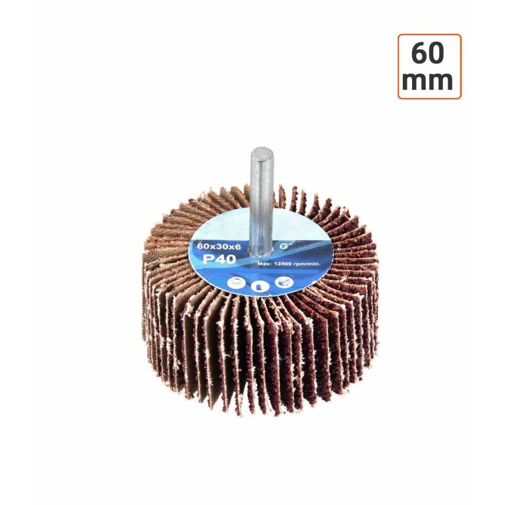 Disque de finition à feuilles abrasives 60 mm