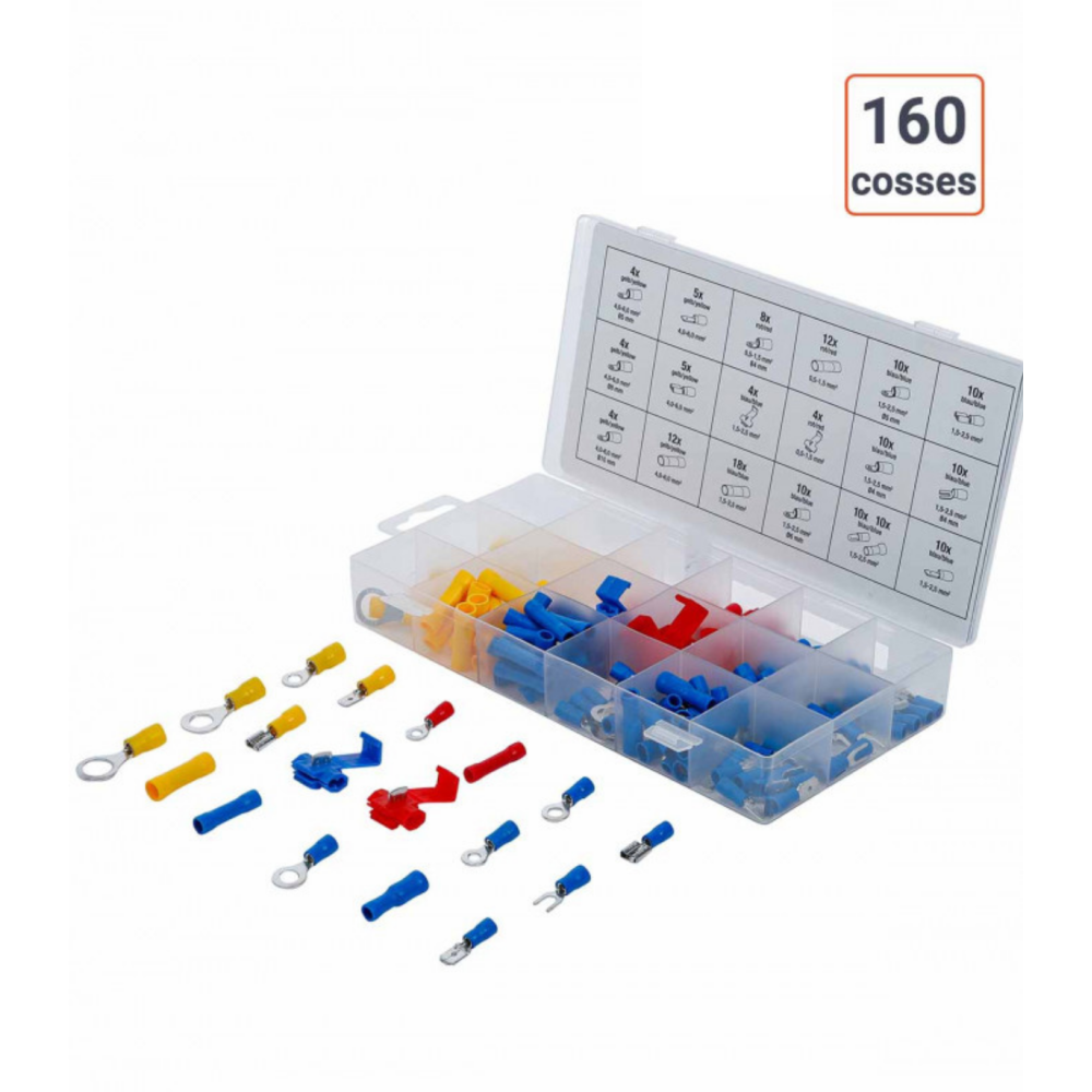 Coffret de 160 cosses automobiles