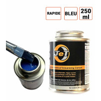 Colle Vulcanisante Bleue - 250ML  JET pinceau inclus
