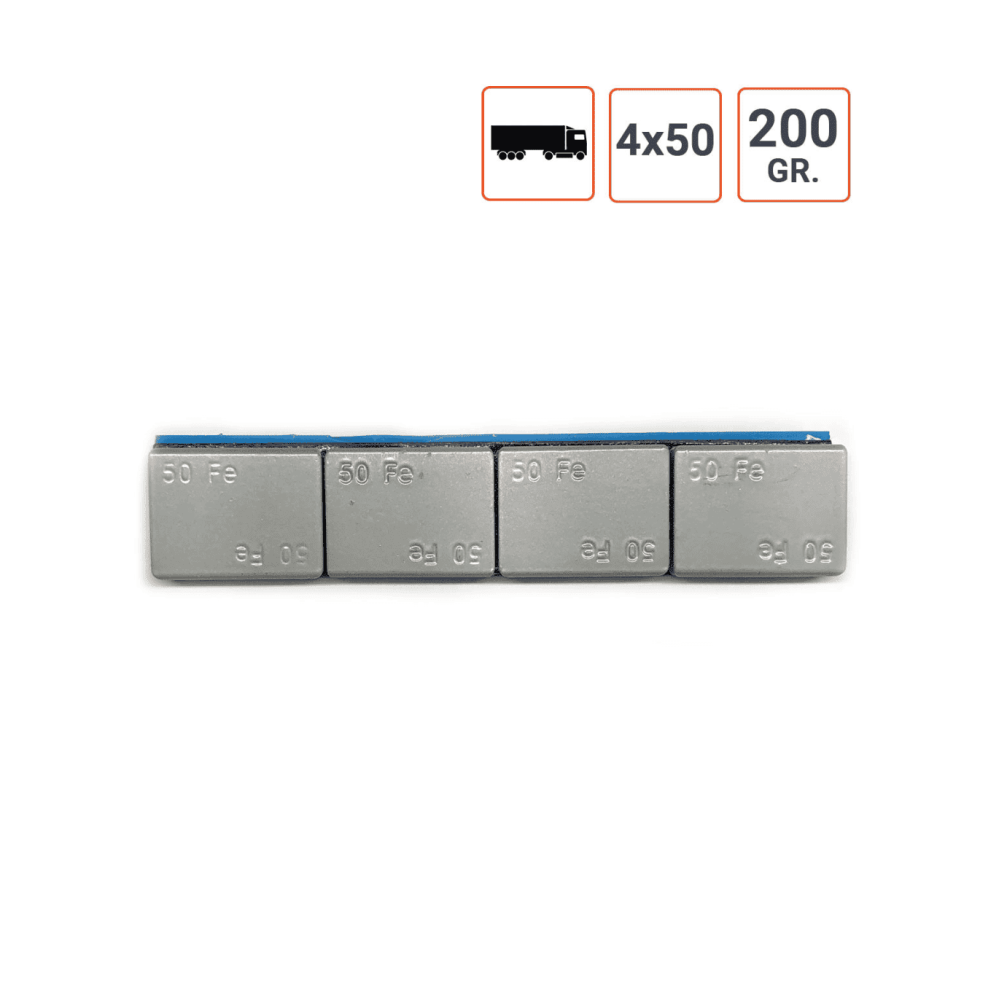 masses adhésives Poids Lourds 200 Gr (4 X 50) par 10 ex.