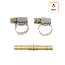 Raccord connecteur de tuyaux 8mm