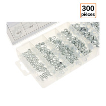 Lot de 300 écrous en acier inoxydable