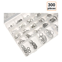 Lot de 300 rondelles en aluminium
