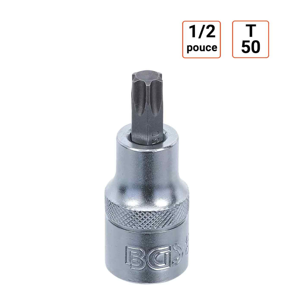 Douille à embouts 1/2 pouce Torx T50