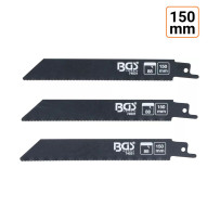 Jeu de 3 lames de scie sabre pour métaux