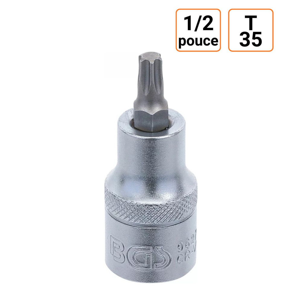 Douille à embouts 1/2 pouce Torx T35