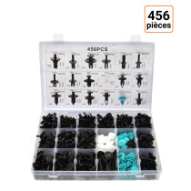 Assortiment de 456 clips et fixations