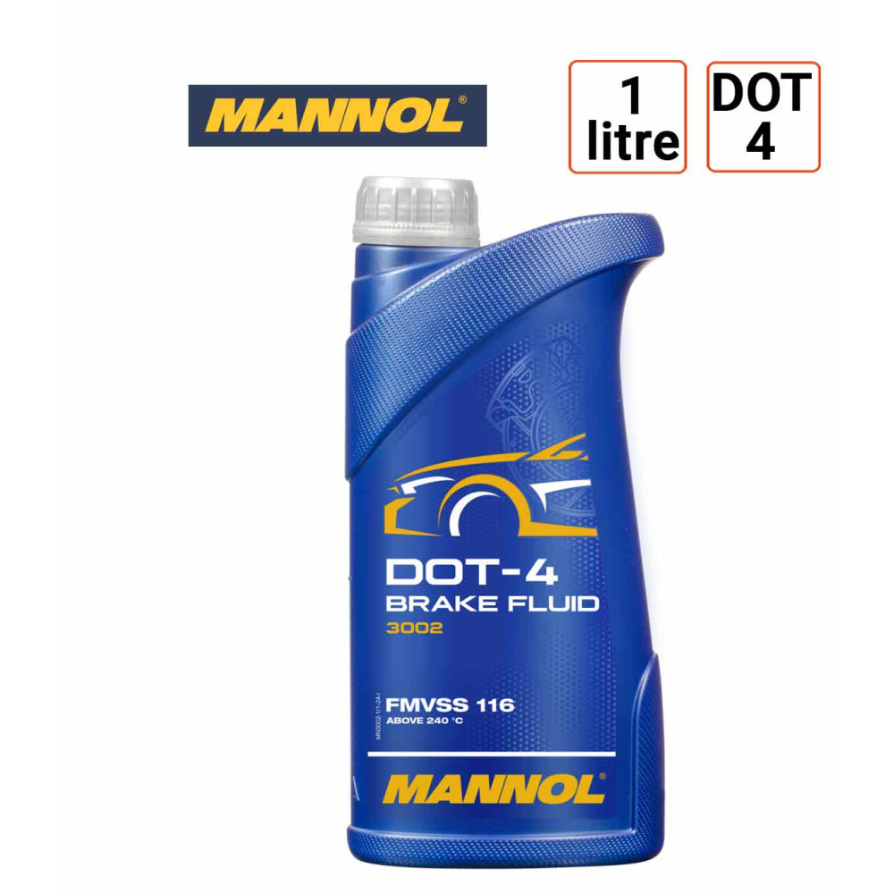 Liquide freins Mannol DOT 4 en 1 litre