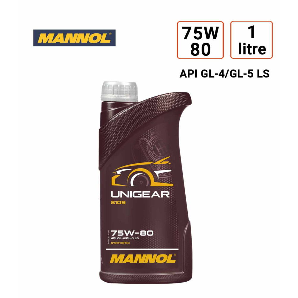 Huile Mannol UniGear pour boite de vitesses manuelle 75W80