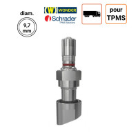 Valve Nickelées Poids-Lourds ALCOA pour TPMS type 40MS