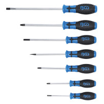 assortiment de 7 tournevis plats et cruciformes