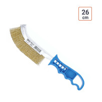 Brosse métallique en fil laiton 26 cm