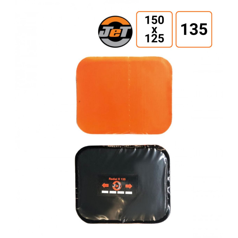 Emplâtre radial SR135 en 150x125 mm JET par 10 ex.