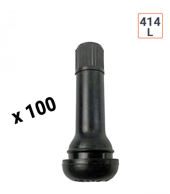 Valves TR 414L pneu tubeless par 100ex