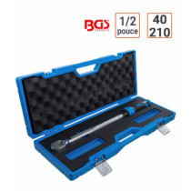 Clé dynamométrique 1/2 pouce 40 - 210 Nm  avec coffret