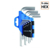 Jeu de 9 clés HEX