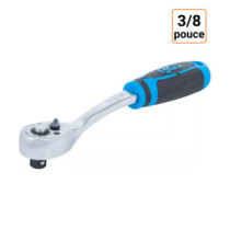 Cliquet réversible coudé à denture fine 3/8 pouce