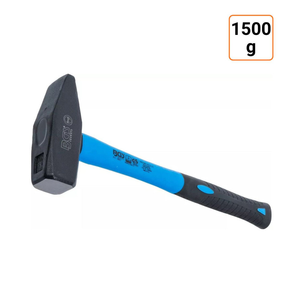 Marteau mécanicien manche en fibres de verre 1,5 Kg
